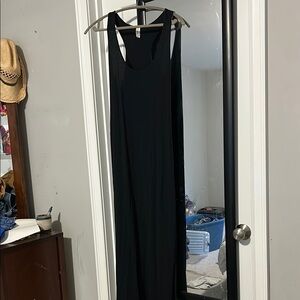 Black Racerback Maxi Dress